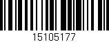 Código de barras (EAN, GTIN, SKU, ISBN): '15105177'