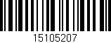 Código de barras (EAN, GTIN, SKU, ISBN): '15105207'
