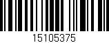 Código de barras (EAN, GTIN, SKU, ISBN): '15105375'