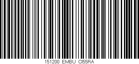 Código de barras (EAN, GTIN, SKU, ISBN): '151200_EMBU_CI55RA'