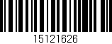 Código de barras (EAN, GTIN, SKU, ISBN): '15121626'
