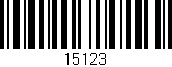Código de barras (EAN, GTIN, SKU, ISBN): '15123'