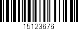 Código de barras (EAN, GTIN, SKU, ISBN): '15123676'