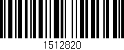 Código de barras (EAN, GTIN, SKU, ISBN): '1512820'