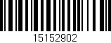 Código de barras (EAN, GTIN, SKU, ISBN): '15152902'