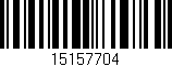 Código de barras (EAN, GTIN, SKU, ISBN): '15157704'