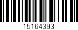 Código de barras (EAN, GTIN, SKU, ISBN): '15164393'