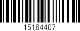 Código de barras (EAN, GTIN, SKU, ISBN): '15164407'