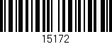 Código de barras (EAN, GTIN, SKU, ISBN): '15172'
