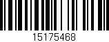 Código de barras (EAN, GTIN, SKU, ISBN): '15175468'