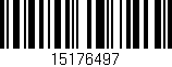 Código de barras (EAN, GTIN, SKU, ISBN): '15176497'