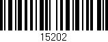 Código de barras (EAN, GTIN, SKU, ISBN): '15202'