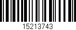 Código de barras (EAN, GTIN, SKU, ISBN): '15213743'