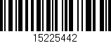 Código de barras (EAN, GTIN, SKU, ISBN): '15225442'