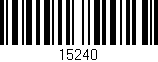 Código de barras (EAN, GTIN, SKU, ISBN): '15240'