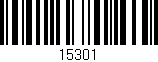 Código de barras (EAN, GTIN, SKU, ISBN): '15301'