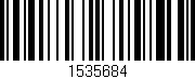Código de barras (EAN, GTIN, SKU, ISBN): '1535684'