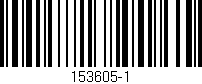 Código de barras (EAN, GTIN, SKU, ISBN): '153605-1'