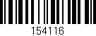 Código de barras (EAN, GTIN, SKU, ISBN): '154116'