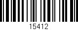 Código de barras (EAN, GTIN, SKU, ISBN): '15412'