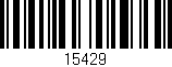 Código de barras (EAN, GTIN, SKU, ISBN): '15429'
