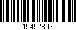 Código de barras (EAN, GTIN, SKU, ISBN): '15452899'