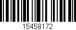 Código de barras (EAN, GTIN, SKU, ISBN): '15458172'