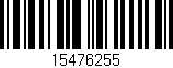 Código de barras (EAN, GTIN, SKU, ISBN): '15476255'