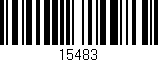 Código de barras (EAN, GTIN, SKU, ISBN): '15483'