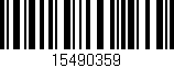 Código de barras (EAN, GTIN, SKU, ISBN): '15490359'