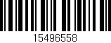 Código de barras (EAN, GTIN, SKU, ISBN): '15496558'
