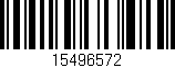 Código de barras (EAN, GTIN, SKU, ISBN): '15496572'