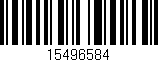 Código de barras (EAN, GTIN, SKU, ISBN): '15496584'