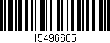 Código de barras (EAN, GTIN, SKU, ISBN): '15496605'