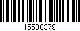 Código de barras (EAN, GTIN, SKU, ISBN): '15500379'