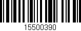 Código de barras (EAN, GTIN, SKU, ISBN): '15500390'