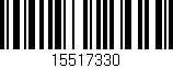 Código de barras (EAN, GTIN, SKU, ISBN): '15517330'