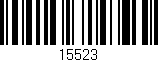 Código de barras (EAN, GTIN, SKU, ISBN): '15523'