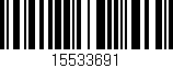 Código de barras (EAN, GTIN, SKU, ISBN): '15533691'