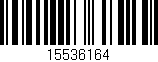 Código de barras (EAN, GTIN, SKU, ISBN): '15536164'