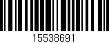 Código de barras (EAN, GTIN, SKU, ISBN): '15538691'