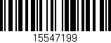 Código de barras (EAN, GTIN, SKU, ISBN): '15547199'