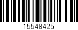 Código de barras (EAN, GTIN, SKU, ISBN): '15548425'