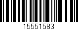 Código de barras (EAN, GTIN, SKU, ISBN): '15551583'