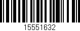 Código de barras (EAN, GTIN, SKU, ISBN): '15551632'
