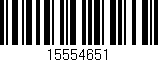 Código de barras (EAN, GTIN, SKU, ISBN): '15554651'