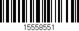 Código de barras (EAN, GTIN, SKU, ISBN): '15558551'