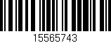 Código de barras (EAN, GTIN, SKU, ISBN): '15565743'