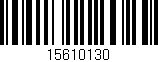 Código de barras (EAN, GTIN, SKU, ISBN): '15610130'