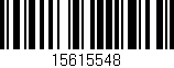 Código de barras (EAN, GTIN, SKU, ISBN): '15615548'
